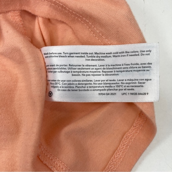 OshKosh B’gosh peach Girls Tie-Front Top 14/15 A - Picture 9 of 16